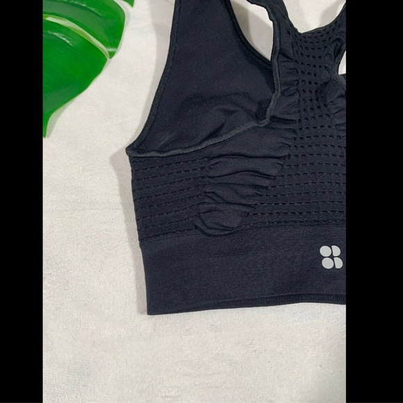 NEW $50 Sweaty Betty Stamina Sports Bra in Black [SZ Small ]‎ - Picture 8 of 8